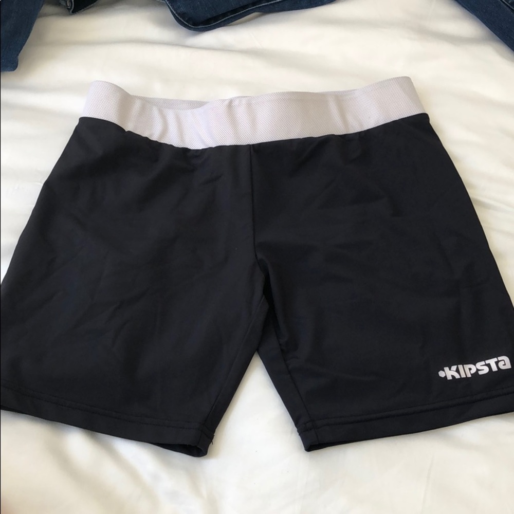 Black spandex shorts
